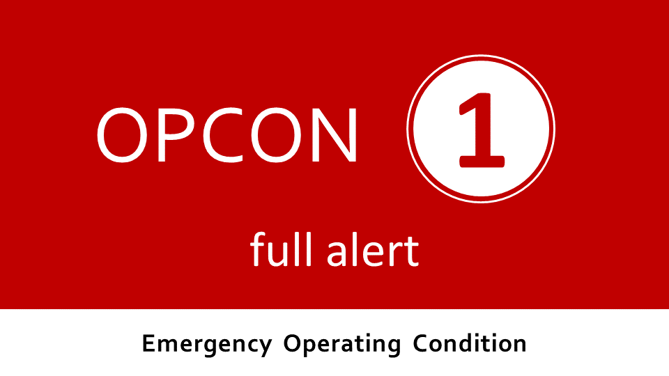 Emergency Operating Condition 1 - ongoing emergency