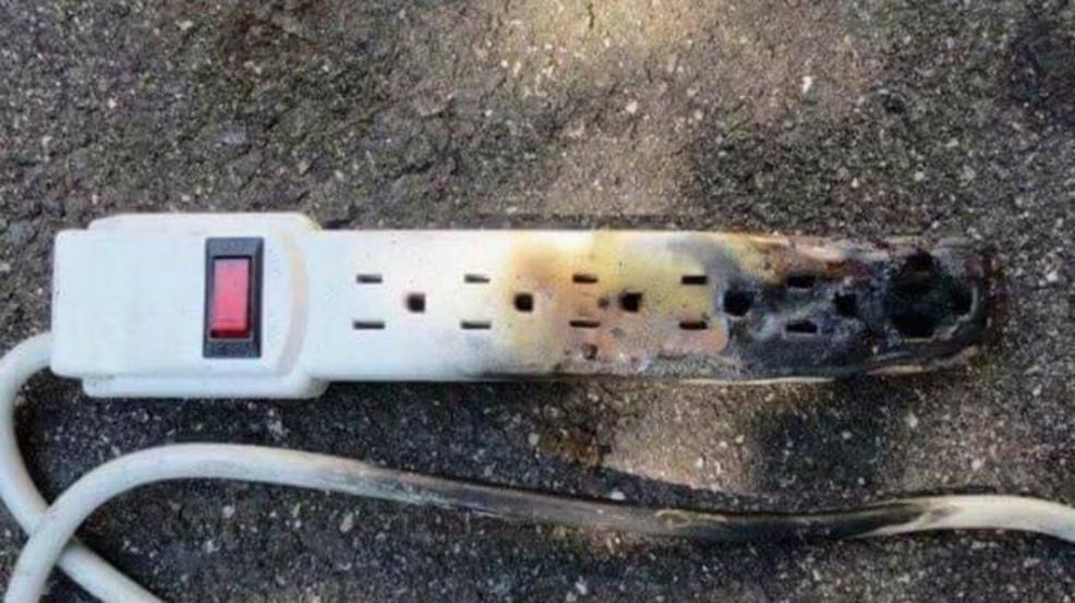 Burnt Power Strip