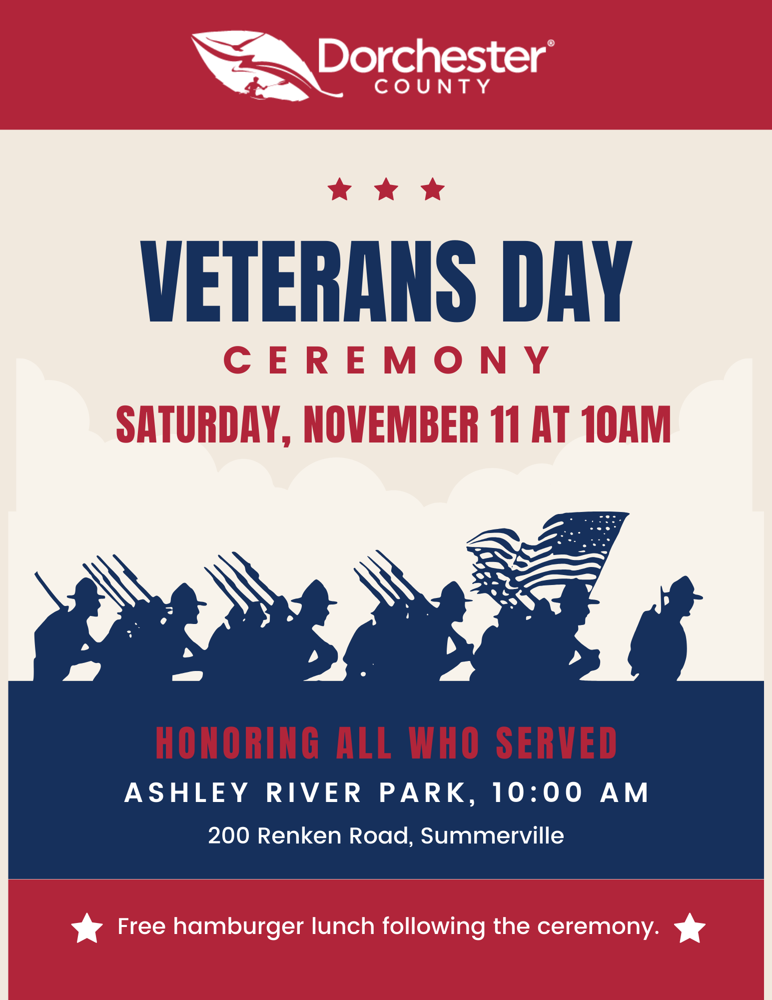 Veterans Day Celebration Flyer